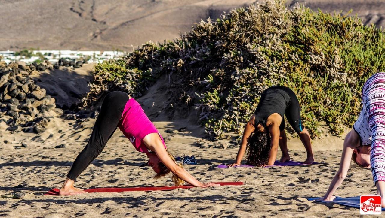 Red Star Surf & Yoga Camp Lanzarote Hostel Famara Exterior photo